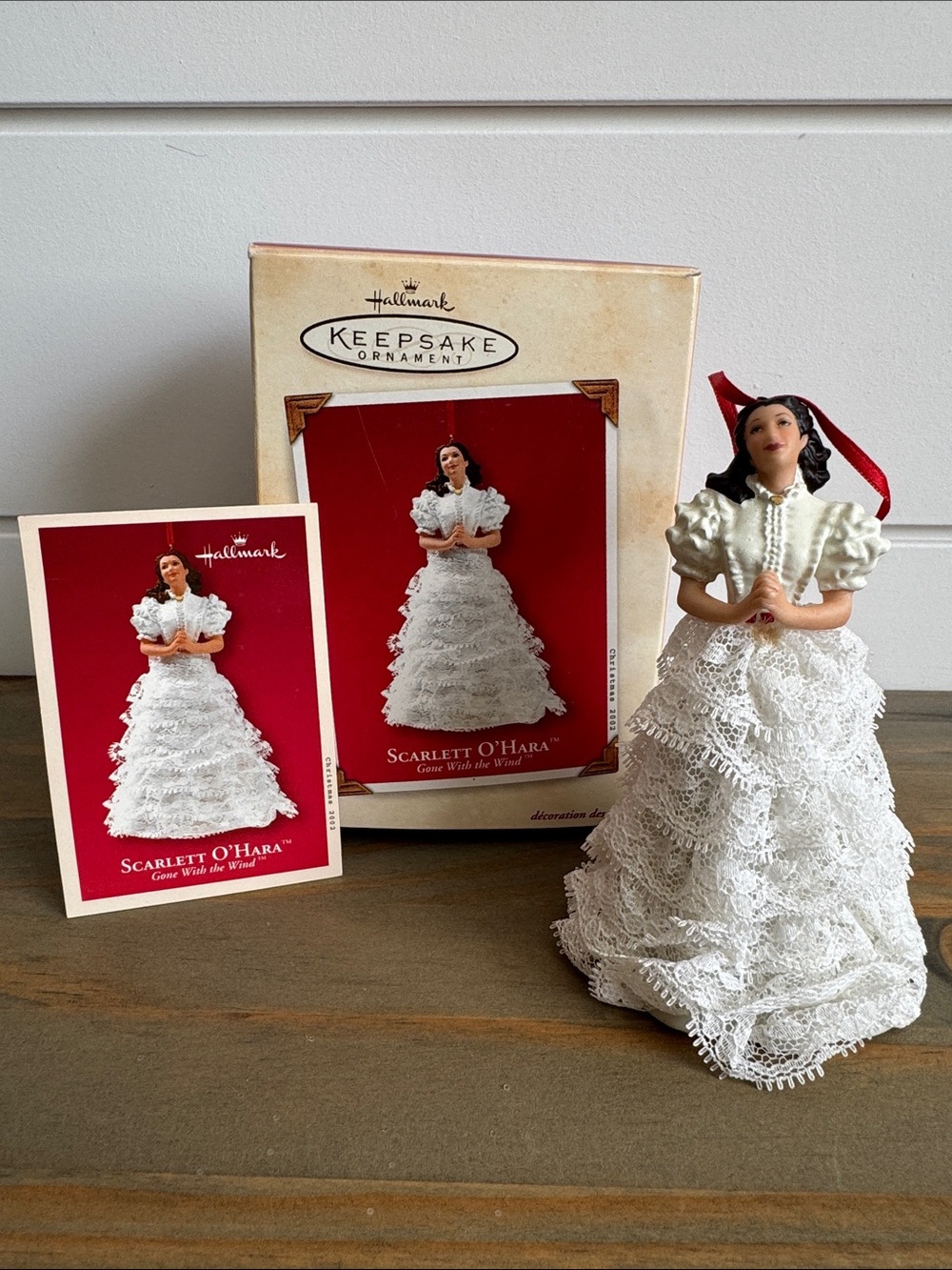 Hallmark | Gone with the Wind: Scarlett O’Hara (White Dress) - Keepsake Ornament